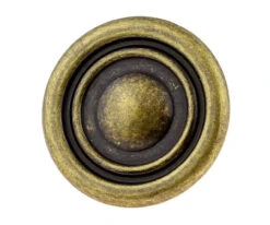 Liberty 1-1/8" Button-Top Knob Antique English
