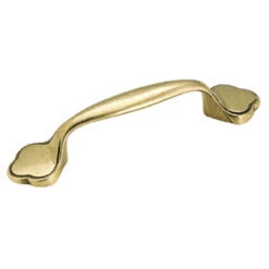 3" Clover Ends Pull Antique English