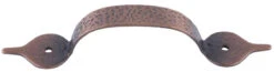 3-1/4" Pull Antique Hammered Copper