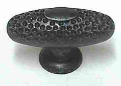 Liberty 2" Long Knob Antique Hammered Pewter