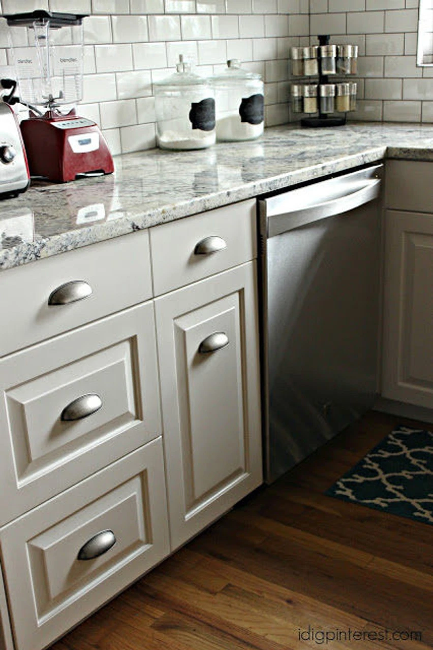 2-1/2" Or 3" Dual Mount Cup Pull Antique Iron 12 2-1/2" Or 3" Dual Mount Cup Pull Antique Iron - Image 12