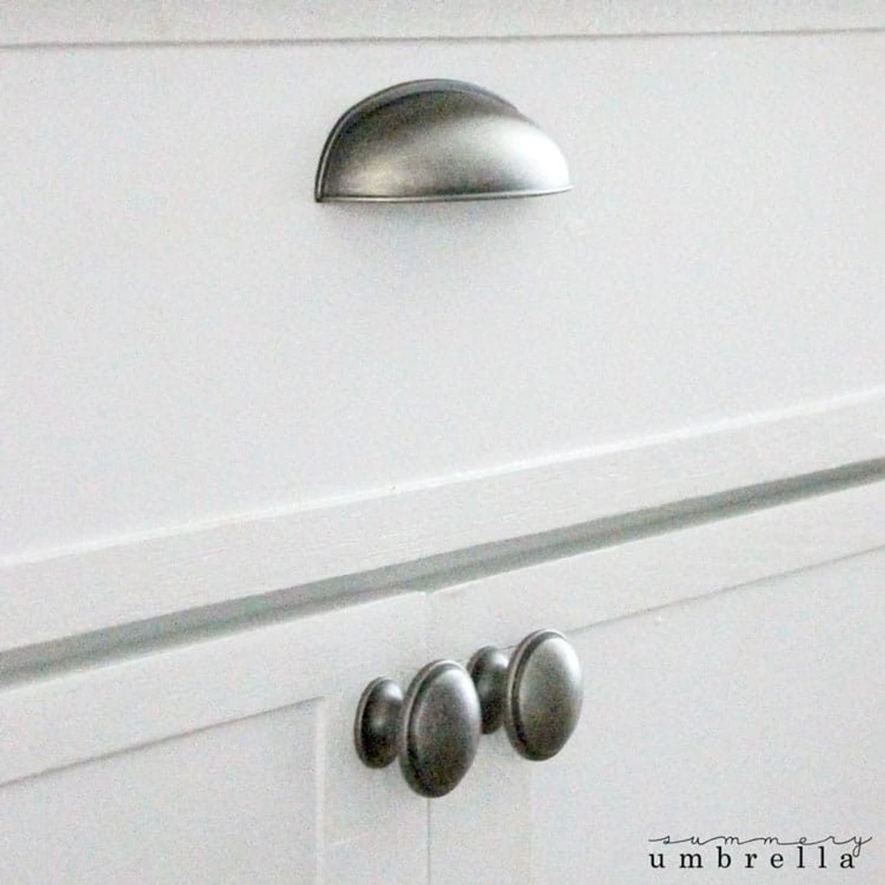 2-1/2" Or 3" Dual Mount Cup Pull Antique Iron 14 2-1/2" Or 3" Dual Mount Cup Pull Antique Iron - Image 14