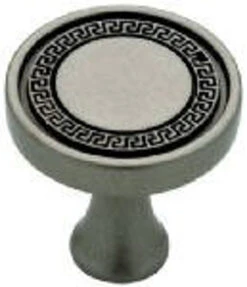 Liberty 1-1/4" Greek Key Knob Antique Iron
