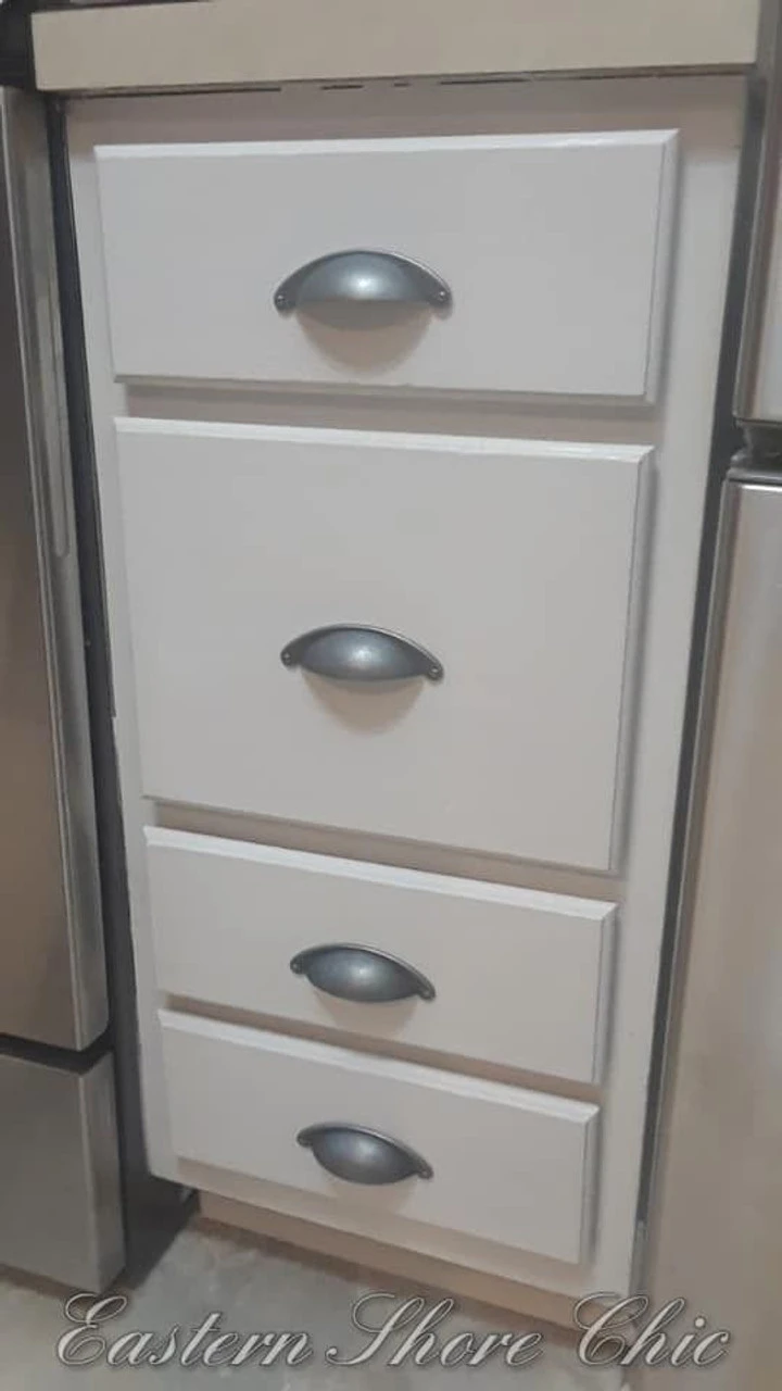 2-1/2" Country Store Cup Pull Antique Pewter 14 2-1/2" Country Store Cup Pull Antique Pewter - Image 14