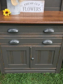 3-3/4" Old Rose Pattern Cup Pull Antique Pewter -D'Lawless Hardware Shop antique pewter old rose pattern cup puls 1 60659.1646841800