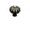 Liberty 1-1/3" Pumpkin Knob Antique Silver