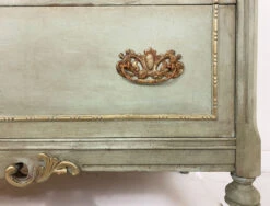 3" Tear Drop Shaped Center With Crown Bail Pull Solid Brass -D'Lawless Hardware Shop antiqued solid brass pull 1 55770.1646937829