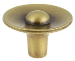 Liberty 1-3/8" Asian Hub Knob Tumbled Antique Brass -D'Lawless Hardware Shop asian hub tumbled antique brass knob 1 3 8 lq pbf253y abt c7 58 96561.1642782032