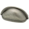 Liberty 3" Avante Plain Cup Pull Tumbled Pewter