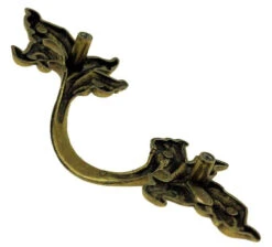 3" French Provincial Pull Antique Brass -D'Lawless Hardware Shop backside of drawer pull 1 79053.1645027266