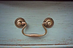 3" Swan Neck Bail Pull With Rosettes Antique English -D'Lawless Hardware Shop bail pull 3 swan neck w rosettes antique english p28 p2355ae 13 45251.1700053006