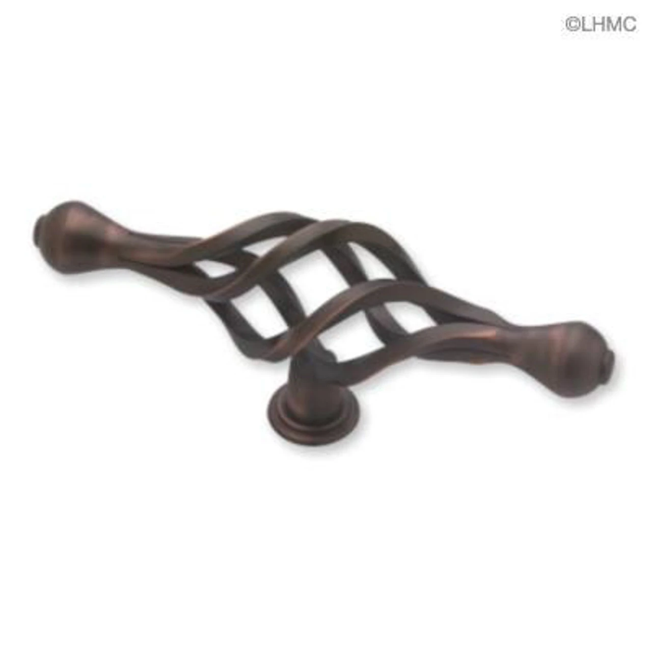 Liberty 4-4/5" Forged Iron Collection Ball End Bird Cage Knob - Venetian Bronze 1 Liberty 4-4/5" Forged Iron Collection Ball End Bird Cage Knob - Venetian Bronze