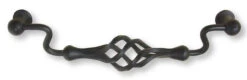 Liberty 7-9/16" Ball End Bird Cage Pull Flat Black