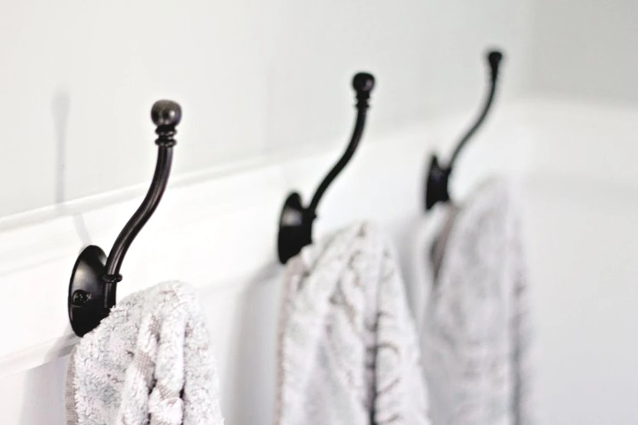 Ball End Two Prong Coat Hook 5 1/8" - Dark Oil Rubbed Bronze P2669-OB 2 Ball End Two Prong Coat Hook 5 1/8" - Dark Oil Rubbed Bronze P2669-OB - Image 2