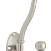 Liberty Ball End Two Prong Coat Hook 5 1/8" Satin Nickel DL-P2669-SN