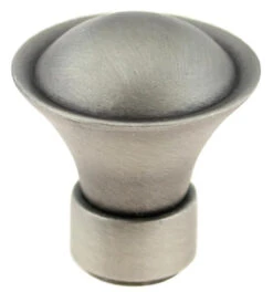 Liberty 1-1/8" Banded Spindle Knob Brushed Satin Pewter