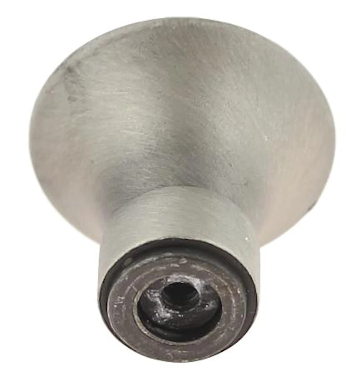Liberty 1-1/8" Banded Spindle Knob Brushed Satin Pewter 2 Liberty 1-1/8" Banded Spindle Knob Brushed Satin Pewter - Image 2