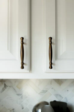 3" Banded Spindle Pull Antique Brass -D'Lawless Hardware Shop banded spindle pull 3 c c antique brass finish lq pbf720 aln c 3 81364.1644952246