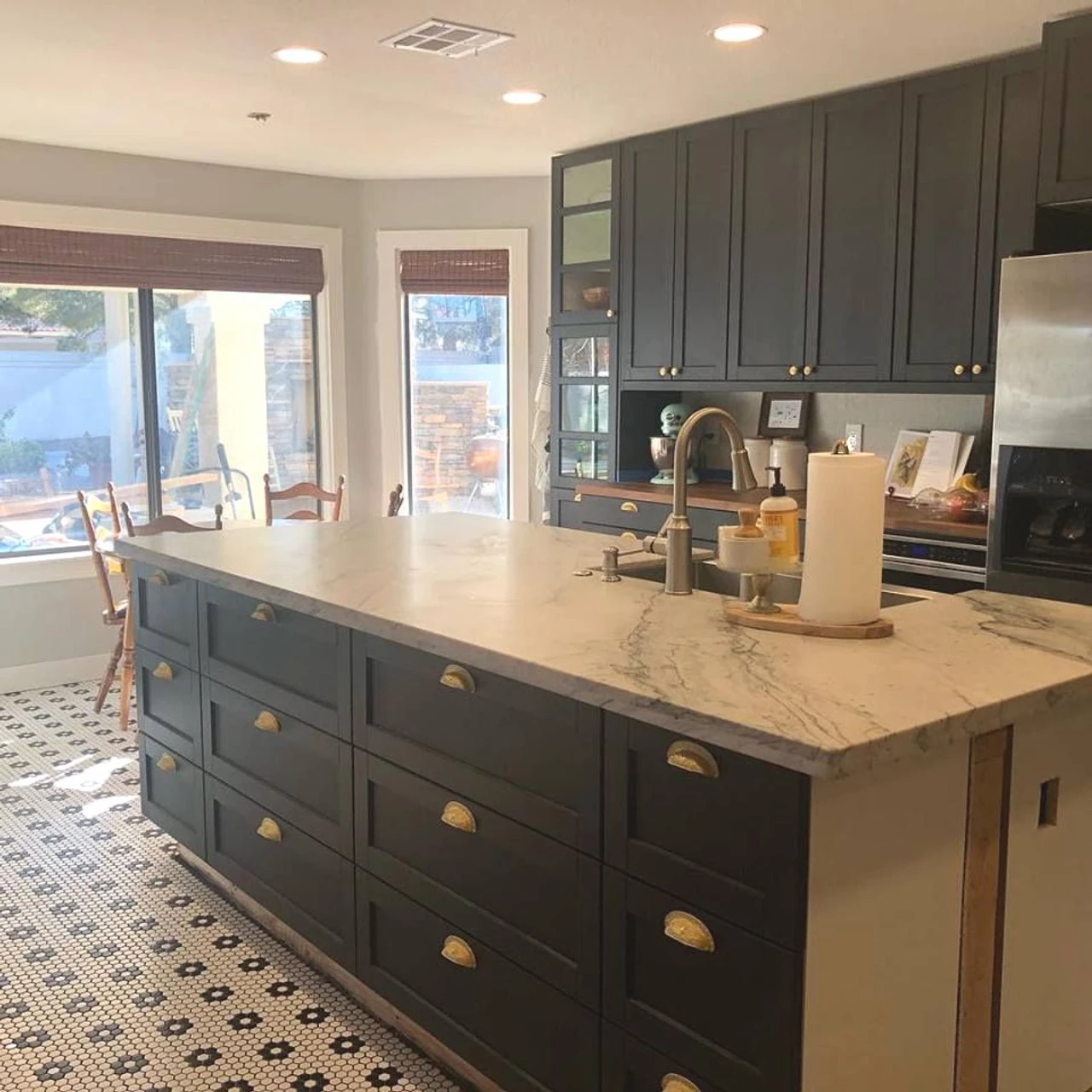 1-3/16" Baroque Scroll Work Knob Satin Brass 6 1-3/16" Baroque Scroll Work Knob Satin Brass - Image 6