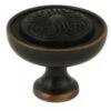 1-3/16" Baroque Scroll Work Knob Venetian Bronze