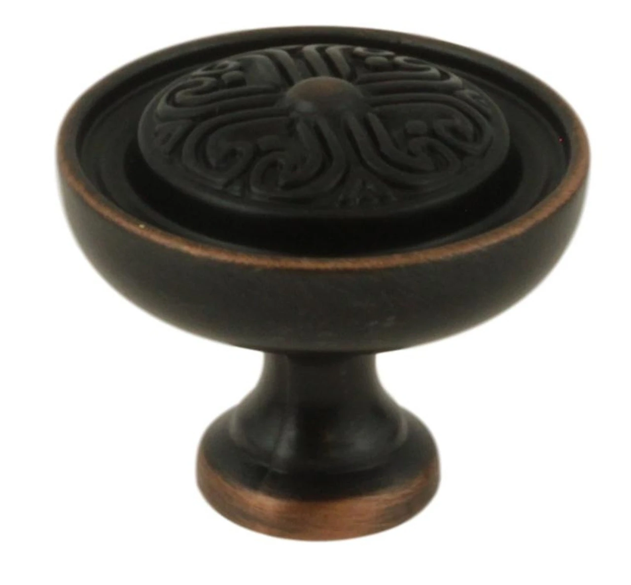1-3/16" Baroque Scroll Work Knob Venetian Bronze 1 1-3/16" Baroque Scroll Work Knob Venetian Bronze