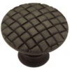 Liberty 1-3/16" Contempo Basket Weave Knob Oil Rubbed Bronze