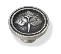 Liberty 1-1/2" Orchid Knob Brushed Satin Pewter
