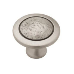 Liberty 1-1/2" Rough & Smooth Knob Brushed Satin Pewter