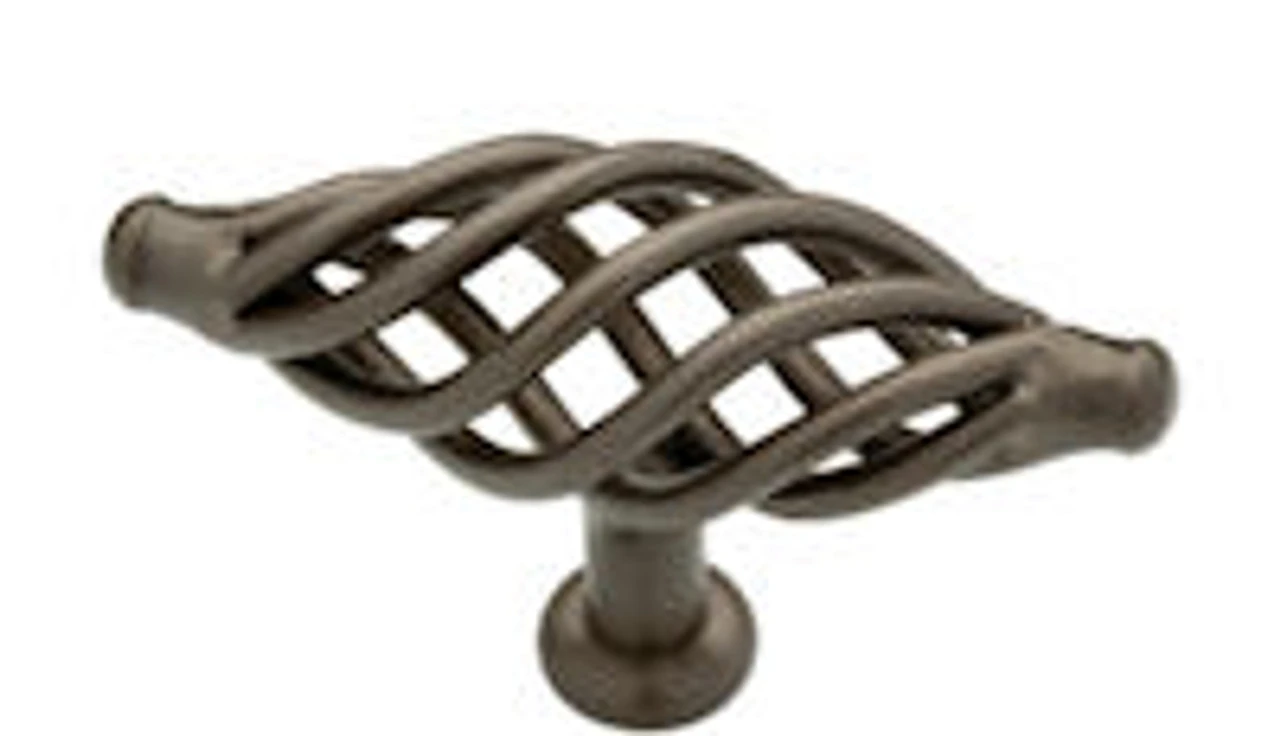 Liberty 1-3/8" Avante Birdcage Knob Rubbed Bronze 1 Liberty 1-3/8" Avante Birdcage Knob Rubbed Bronze