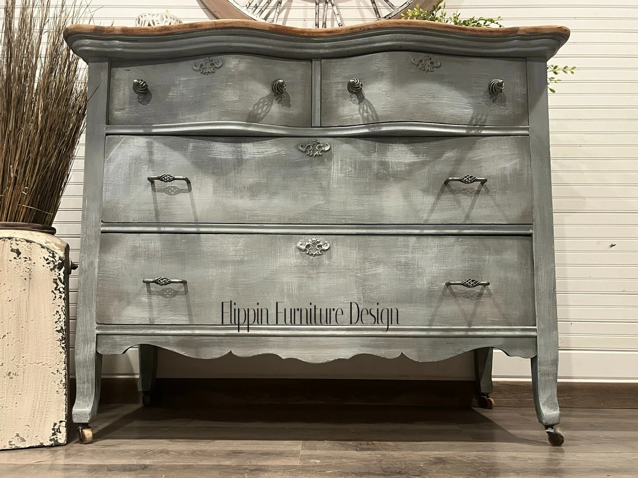 1-1/4" Birdcage Knob Tumbled Pewter 7 1-1/4" Birdcage Knob Tumbled Pewter - Image 7