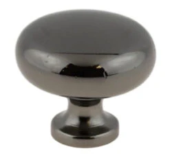 Liberty 1-1/4" Logan Knob Black Chrome -D'Lawless Hardware Shop black chrome logan knob 1 1 4 dia p50150 blc a 23 06363.1643386263