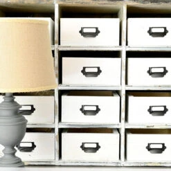 Black Cup Pull Label Holder - 3 1/4" (1299) -D'Lawless Hardware Shop black cup pull label holder installed 1 42108.1660582990