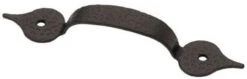 3-1/4" Hammered Steel Pull Black