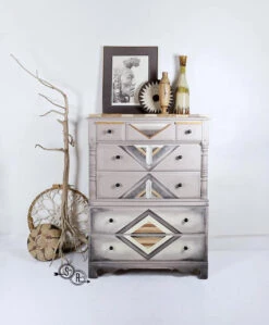 Liberty 1" Modern Geometric Knob Flat Black -D'Lawless Hardware Shop black knobs southwestern dresser 1 51864.1657640556