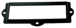 Black Metal Label Holder - 3 1/2" (1037)