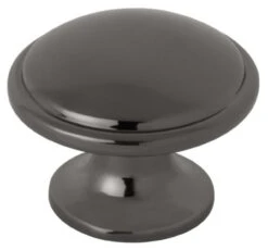 Liberty 1-3/8" Black Stainless Steel Knob Black Nickel