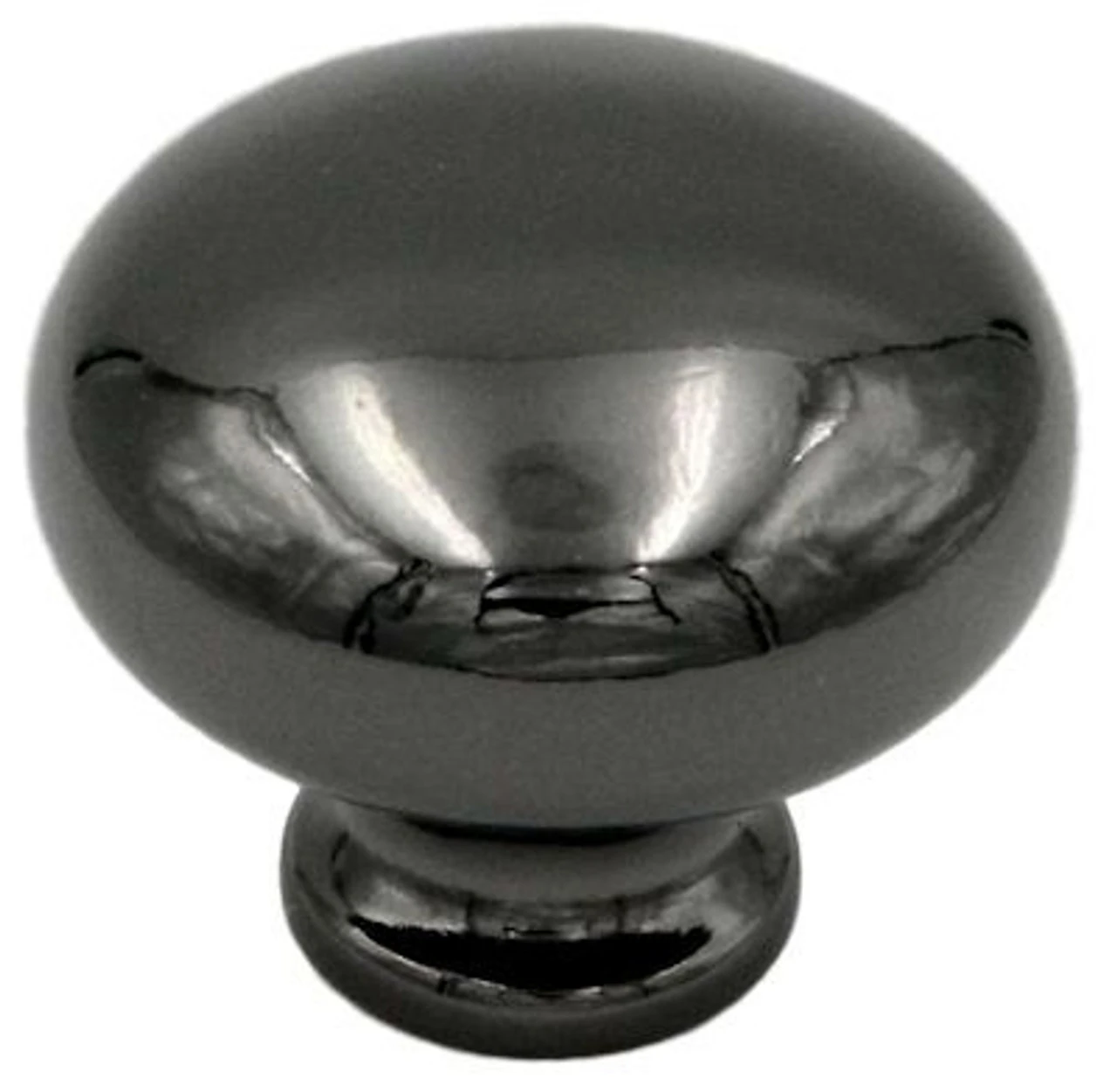 Liberty 1-1/8" Simple Round Knob Black Nickel 1 Liberty 1-1/8" Simple Round Knob Black Nickel