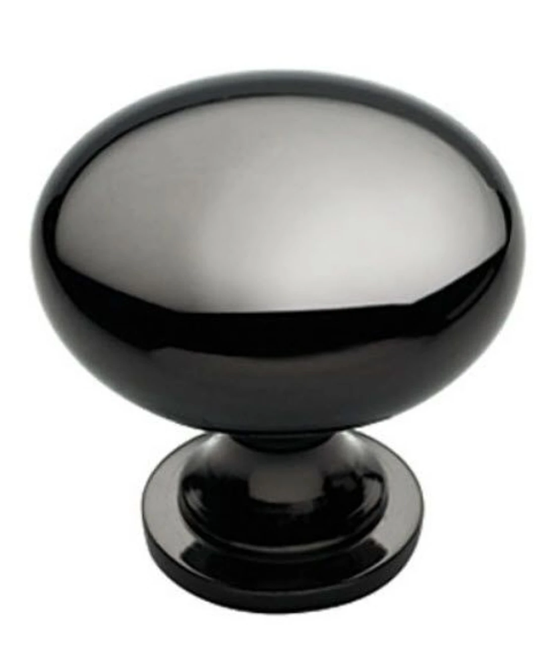 1-1/4" Solid Brass Knob Black Nickel Finish 1 1-1/4" Solid Brass Knob Black Nickel Finish