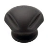 7/8" Mission Triangle Knob Black