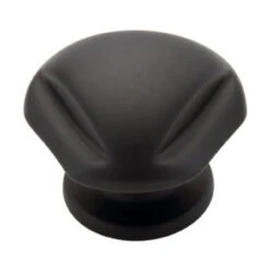 7/8" Mission Triangle Knob Black
