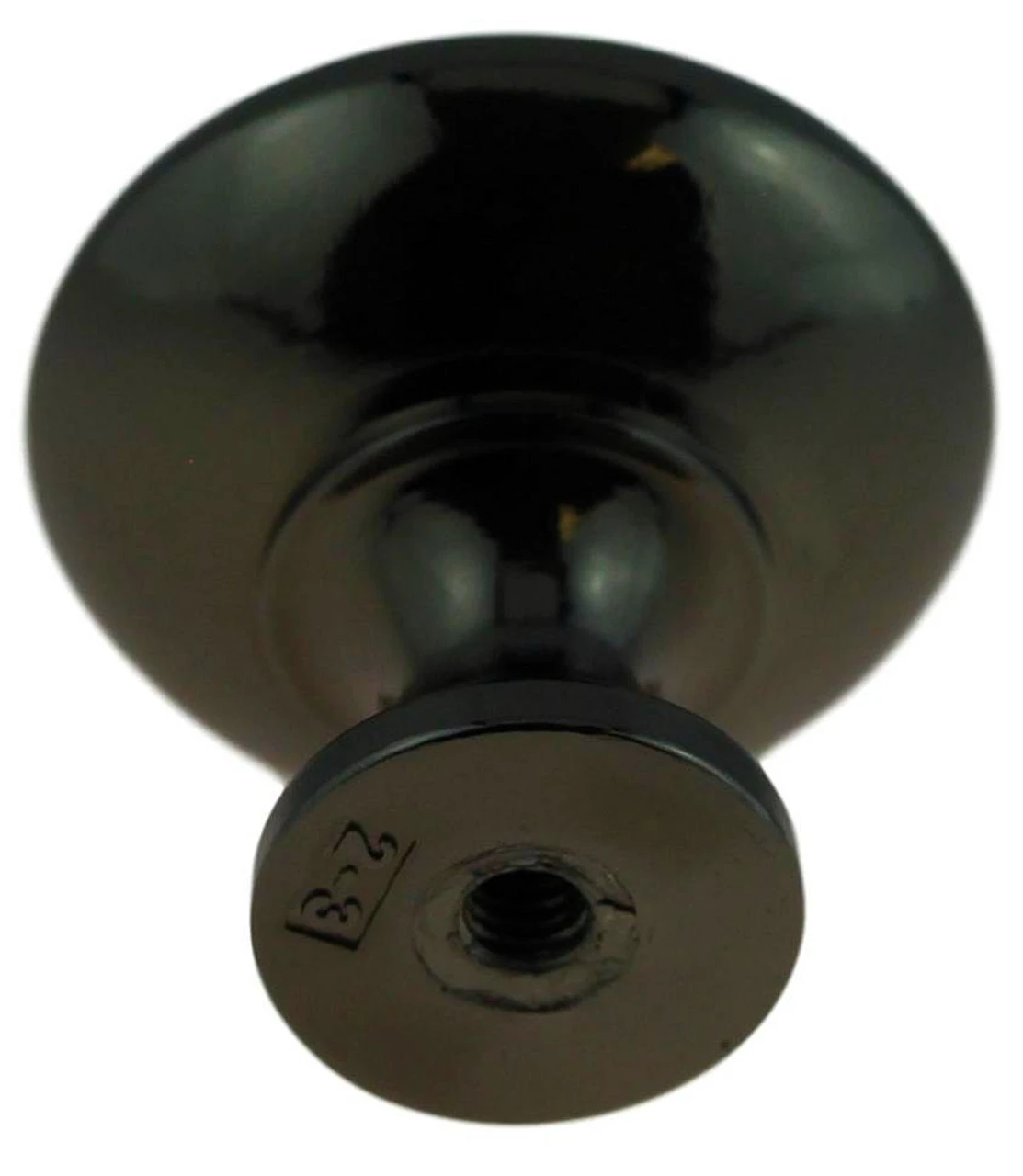 Liberty 1-3/16" Garrett Knob Black Chrome 2 Liberty 1-3/16" Garrett Knob Black Chrome - Image 2