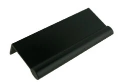 4-3/4" Tab Finger Pull Matte Black