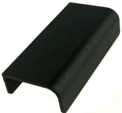 3-3/4" Tab Finger Pull Matte Black
