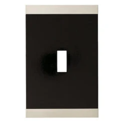 Liberty Wall Plate - Satin Nickle And Flat Black - 135754