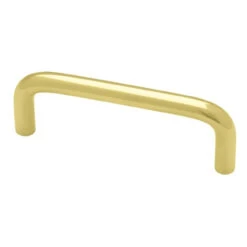 Amerock (Box Of 50) 3" Wire Pull Polished Brass