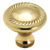 Amerock (10-Pack) 1-1/4" Round Knob Polished Brass