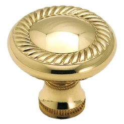 Amerock (10-Pack) 1-1/4" Round Knob Polished Brass