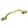 Amerock (25-Pack) 3" Arch Footed Pull Light Brass