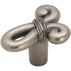 Amerock (25-Pack) 1-5/8" Cyprus Knob Weathered Nickel
