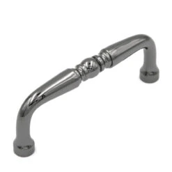 Amerock (10-Pack) 3" Solid Brass Pull Black Nickel